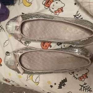 Sz 7 sequined shoes. Enzo angiolini